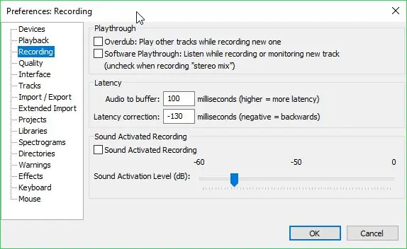 Apprendimento Selezione e Timeshift