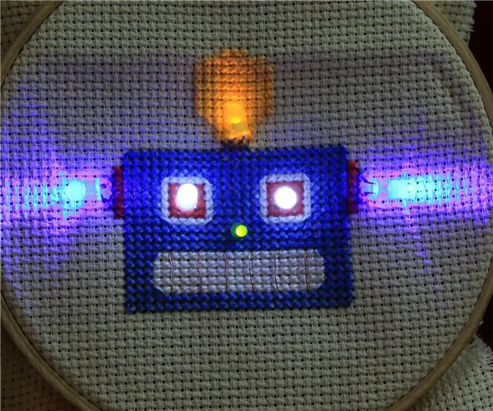 Electronic Cross Stitch: 7 Hakbang (na may Mga Larawan)