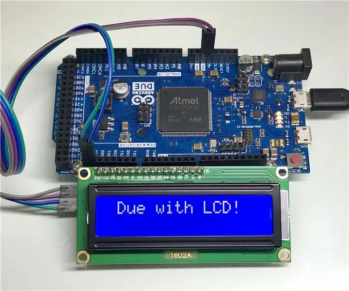 Pantalla LCD de 5V amb Arduino Due 3.3V I2C: 5 passos