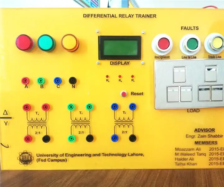 Asilimia Relay Relay ya Kulinda Transformer ya Awamu tatu: Hatua 7