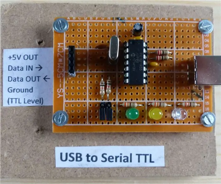 USB -ээс Цуврал TTL руу: 3 алхам