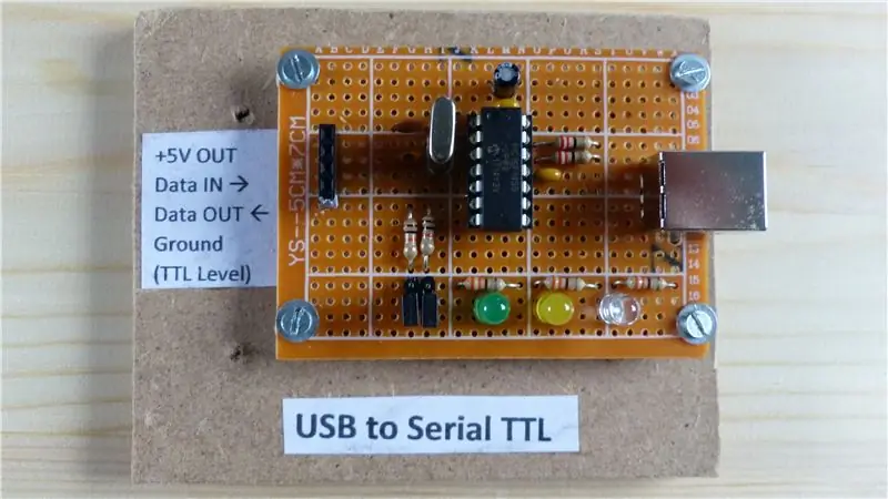 USB к последовательному TTL