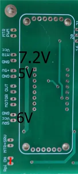 Strøm (Li-Po 7,2V batterier) Alternativ 2/2