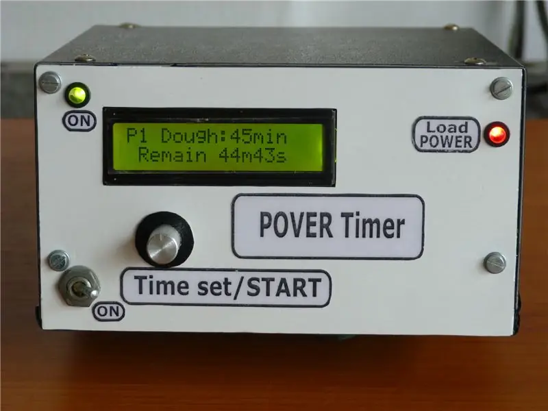 Power Timer com Arduino e codificador rotativo