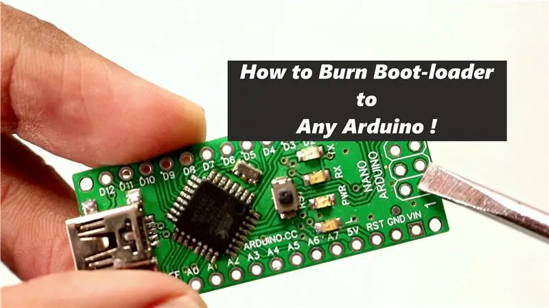 Como fazer upload do bootloader para qualquer Arduino!