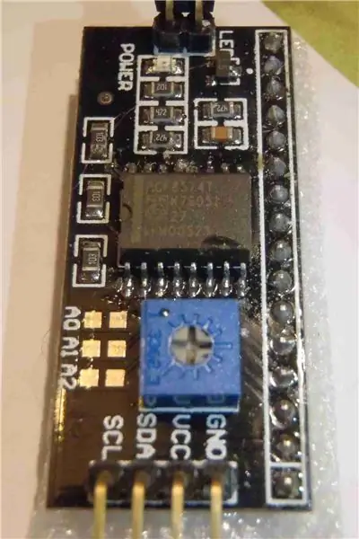 Бөлүктөрдү сүрөттөө - I2C сериялык модулу