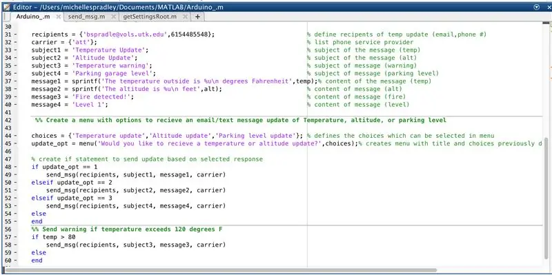 Matlab -те кодтау