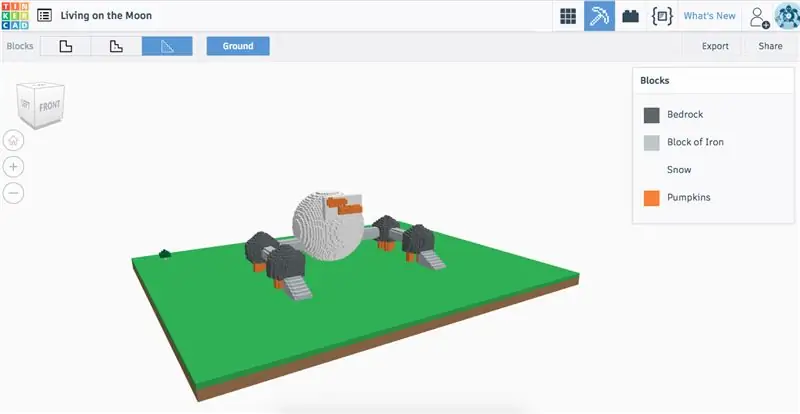 איירבוס - TinkerCAD ל- Minecraft V1