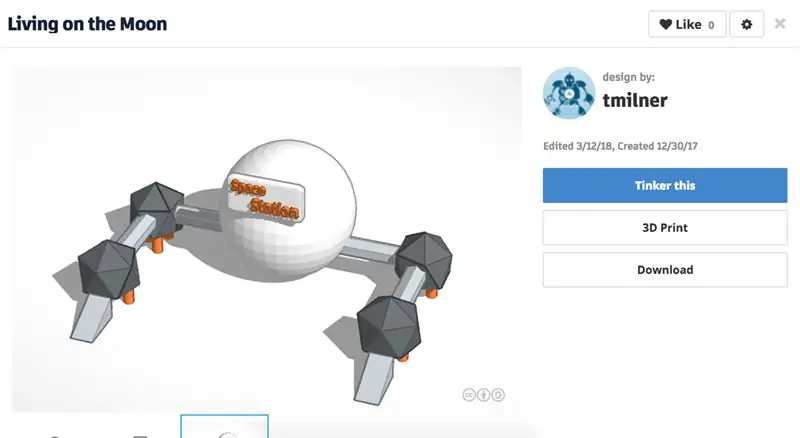 Abrindo Seu Design TinkerCAD