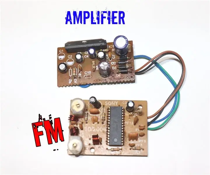 Как да свържете FM приемник към усилвателна платка: 5 стъпки