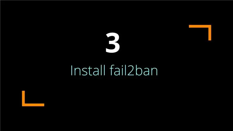 3 patarimas. Įdiekite „Fail2ban“