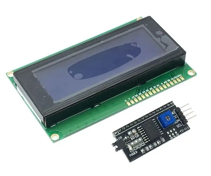 I2C модуль бүхий LCD жолоодлого: 8 алхам