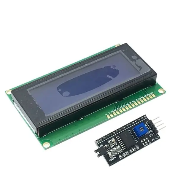 Köra en LCD -skärm med I2C -modul