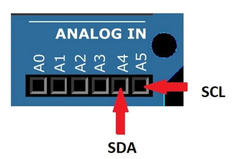 እና አሁን የ I2C-Arduino አገናኝ