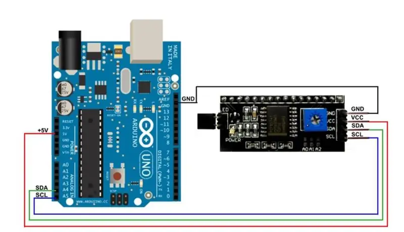 ახლა კი I2C-Arduino ბმული