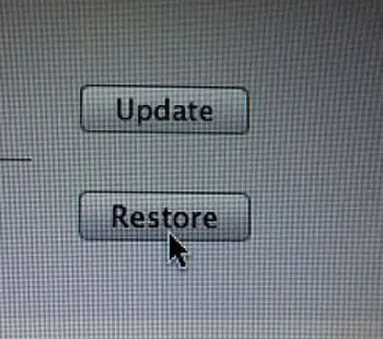 Restauració del firmware de l'iPod