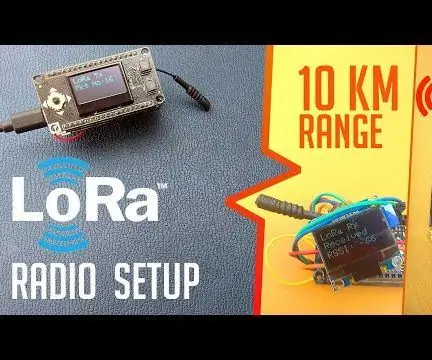 LoRa ESP32-radio's Eenvoudig aan de slag zelfstudie - Geen bedrading: 6 stappen