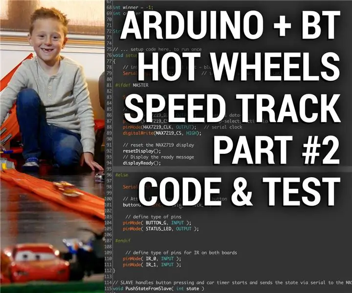 Arduino Hot Wheels Speed Track Part #2 - รหัส: 5 ขั้นตอน