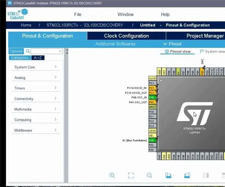 STM32L100 blikajúca LED dióda pomocou Atollic TrueSTUDIO a STM32CubeMX: 5 krokov