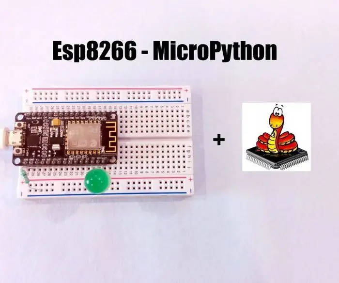 প্রোগ্রাম ESP8266 - মাইক্রোপাইথন: 4 টি ধাপ