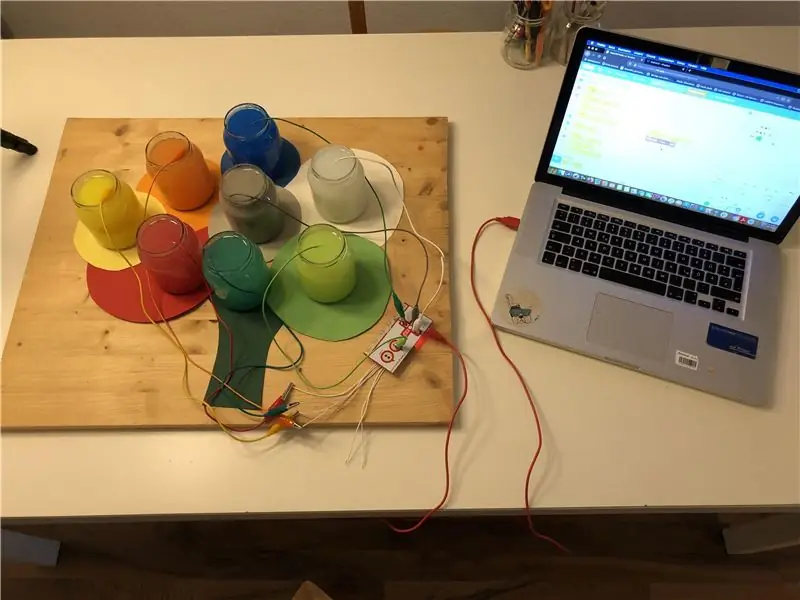 Връзка с MakeyMakey и вашия компютър