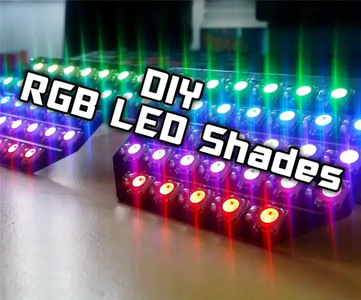 Buatan sendiri - RGB LED Shades Dikendalikan oleh Arduino: 5 Langkah (dengan Gambar)