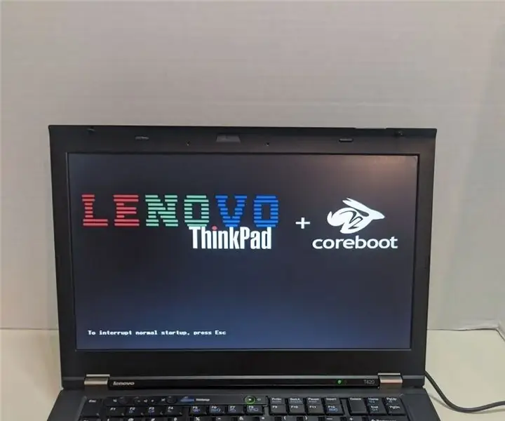 Lenovo T420 Coreboot W/Raspberry Pi: 13 krokov (s obrázkami)