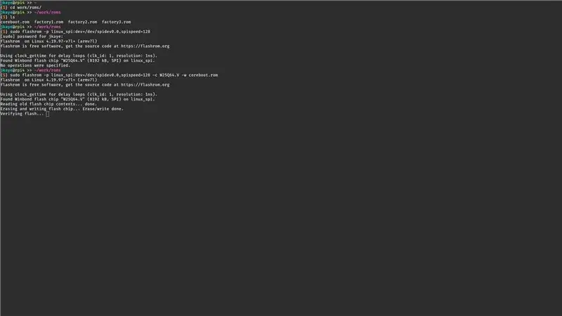 Escribir Coreboot en T420 (en RPI)