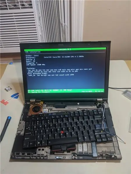 Zapišite Coreboot na T420 (na RPI)