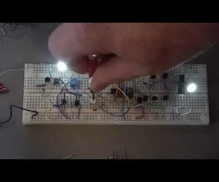 Discrete Alternating Analog LED Fader Na May Linear Brightness Curve: 6 Mga Hakbang (na may Mga Larawan)