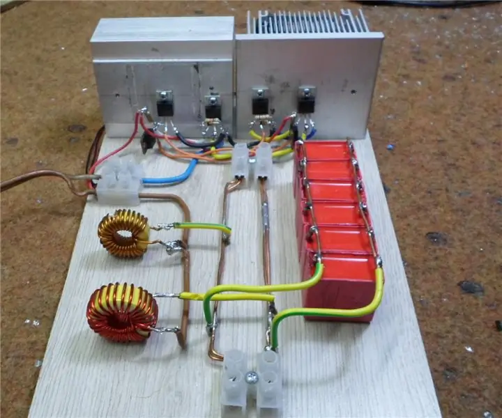 Hvordan lage en enkel buespor med høy spenning (JACOB’S LADDER) med ZVS Flyback Trafo: 3 trinn