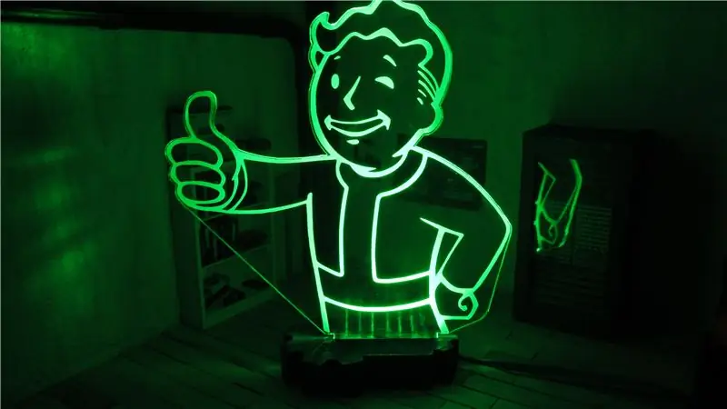 Lumière LED Fallout Vault Boy