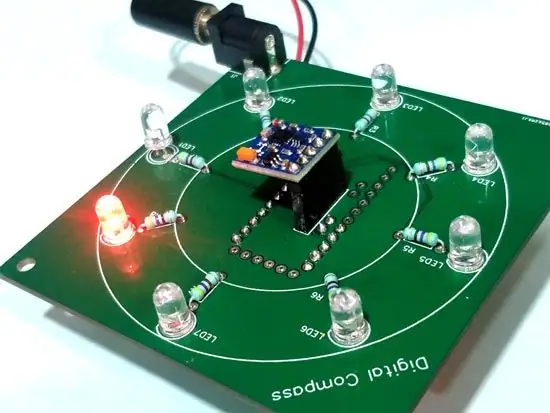 Digitaalne kompass, kasutades Arduino ja HMC5883L magnetomeetrit