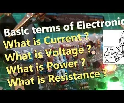 Introduktion till spänning, ström, motstånd och effekt förklarad för nybörjare: 3 steg