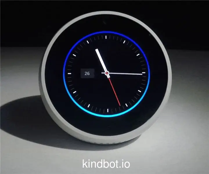 יצירת Kindbot: מחשוב סביבה מותאם אישית עם בקבוק-שאל