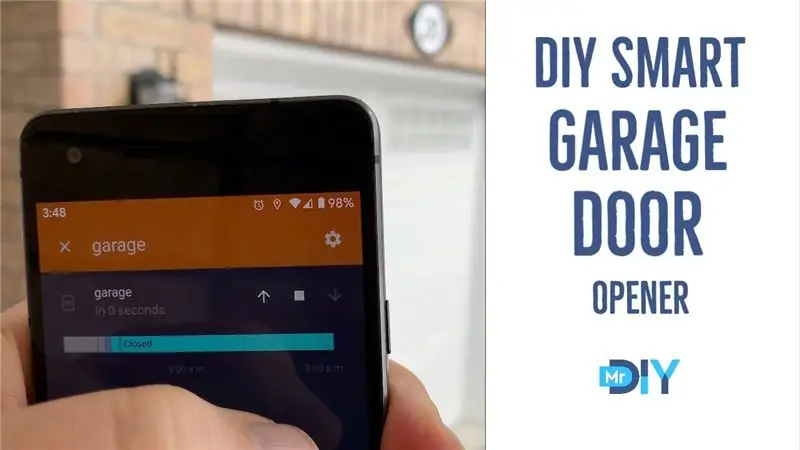 DIY Smart Garage Door Opener + Home Assistant Integration