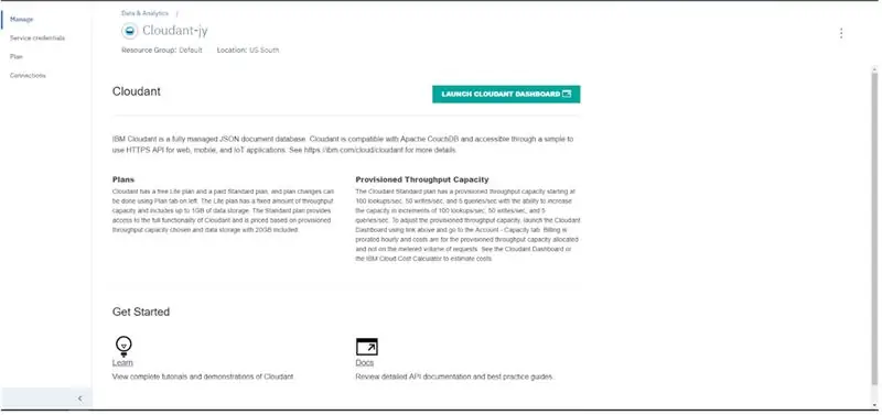 IBM Cloudant NoSQL ডাটাবেস সেট আপ করা হচ্ছে