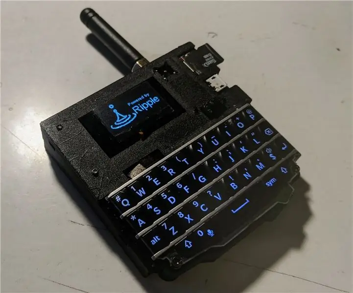 LoRa QWERTY Pager: 9 Mga Hakbang