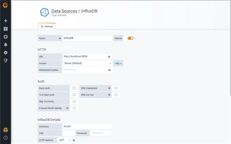 Configurando Chronograf ou Grafana