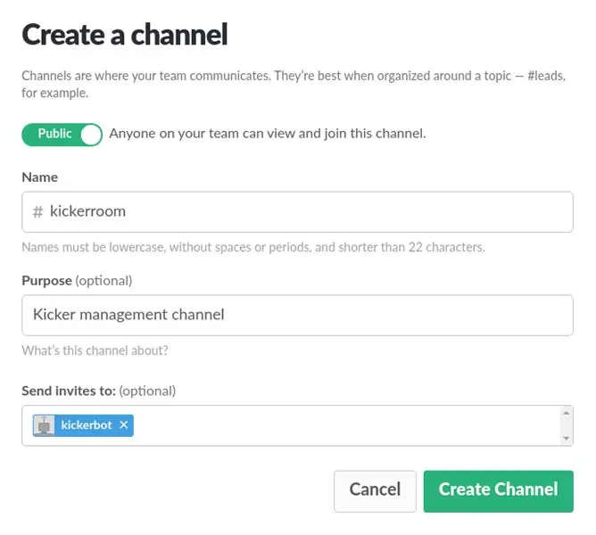 Slack Configuration