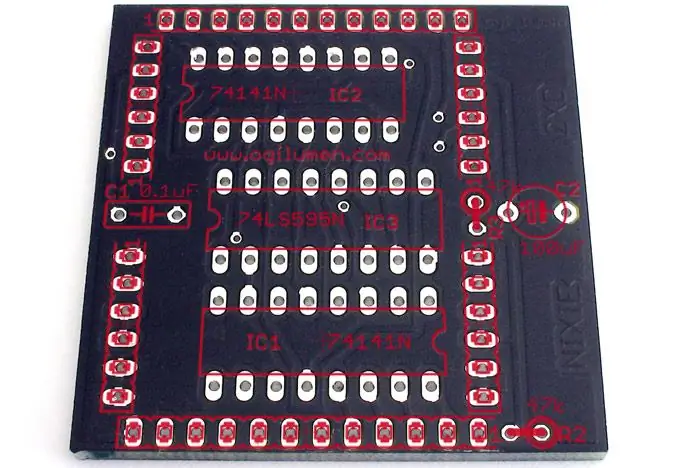 Layout della scheda