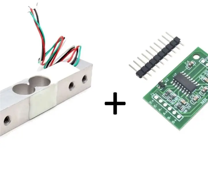 5 kg yuk kamerasi va HX711 kuchaytirgichi bilan Arduino shkalasi: 4 qadam (rasmlar bilan)