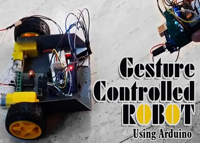 Arduino istifadə edərək jestlə idarə olunan robot