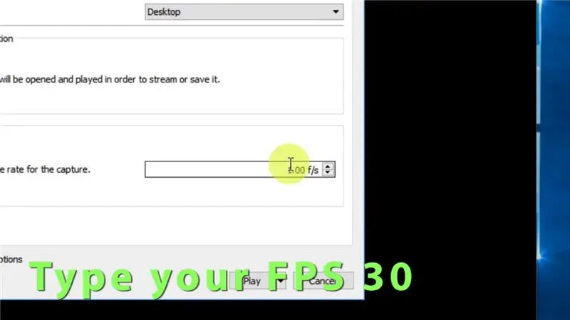 5:: בחר Fps