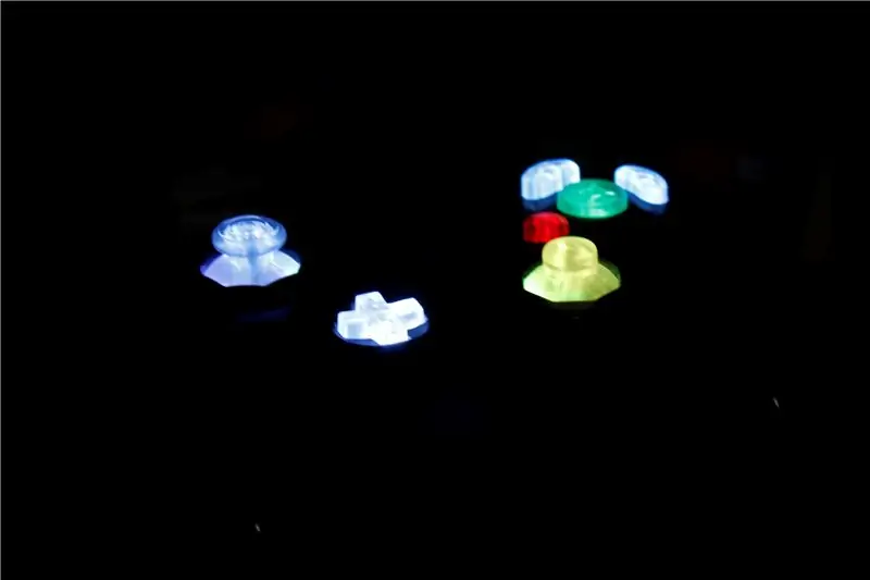 Contrôleur Gamecube LED Mod