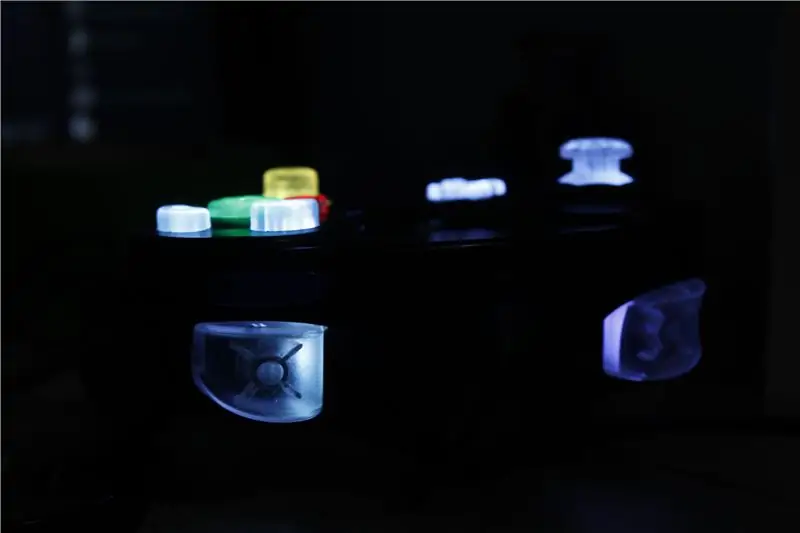 „Gamecube“valdiklio LED mod