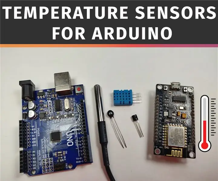 Ndërfaqja e sensorit të temperaturës DS18B20 me Arduino dhe ESP8266: 8 hapa