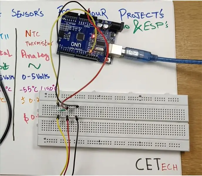 DS18B20 -ийг Arduino -той холбож байна