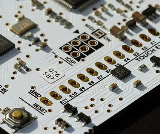 Kupandikiza Sauti + 2 Bareconductive Board = 24 Ingiza Digital Digital: 7 Hatua