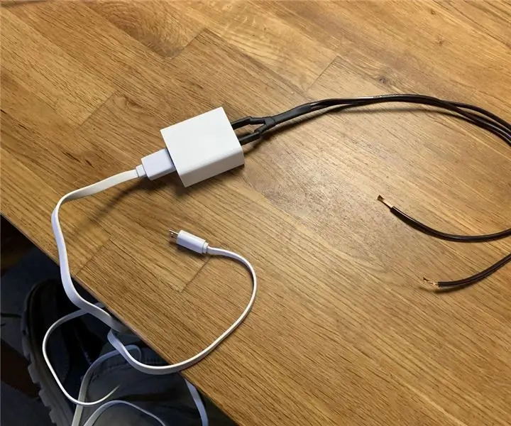 Simli USB Şarj Cihazı: 5 addım